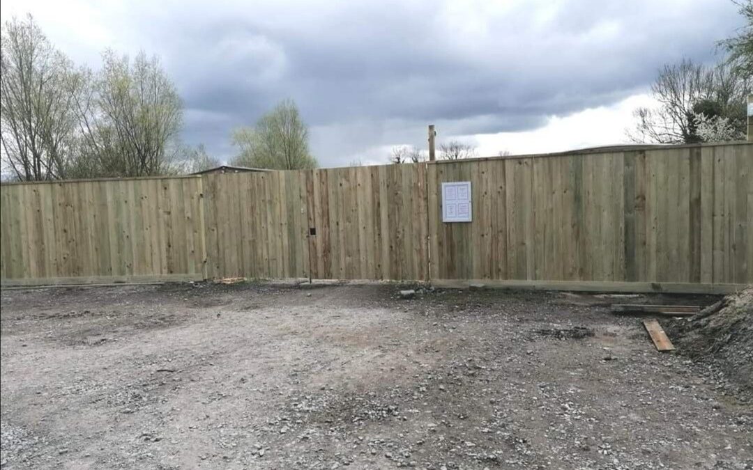 Our new secure fence and updated security for the Paws dogs